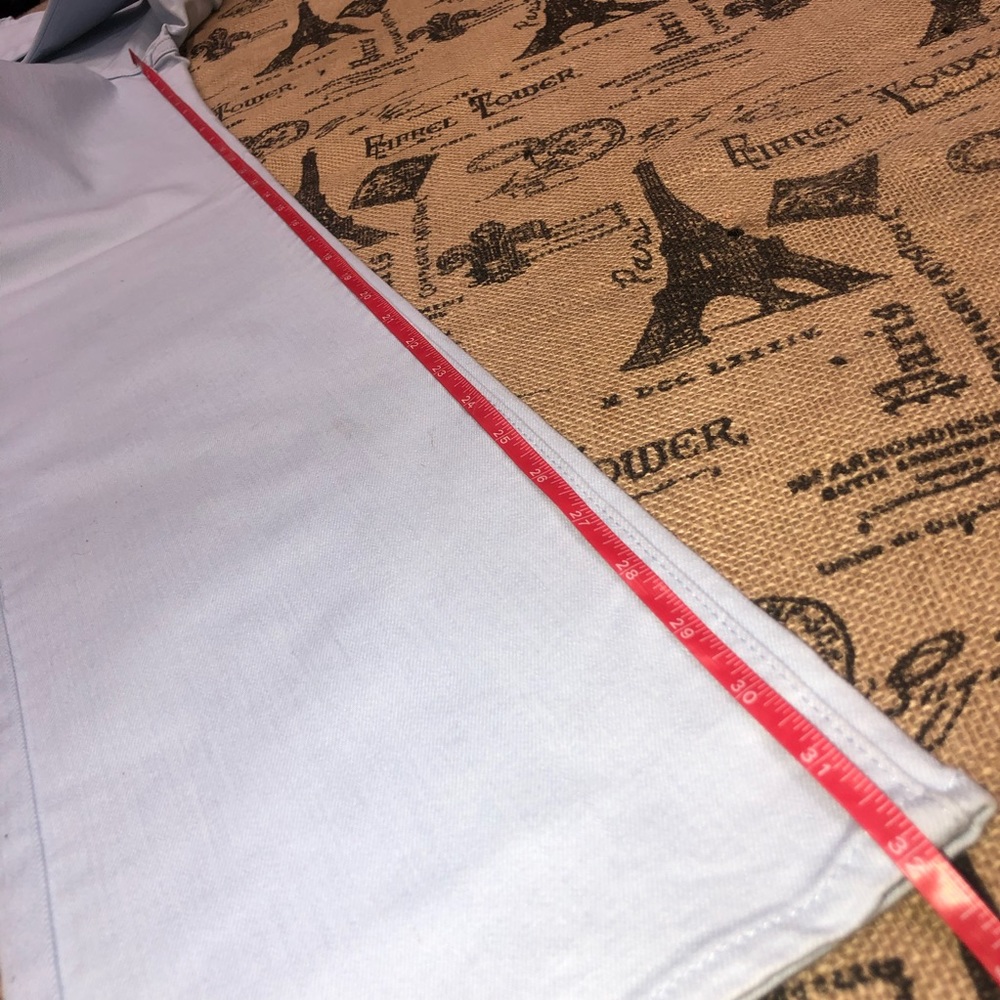 Levis NWT! Demi Curve Classic Rise Straight Leg Soft Blue Pant Size 12/31 - Picture 11 of 12